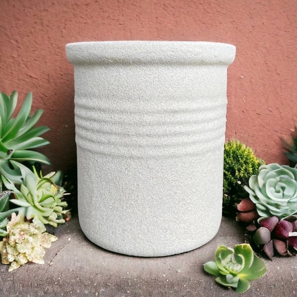 Stoneware Collection Crock and Utensil Canister - Picture 12 of 13